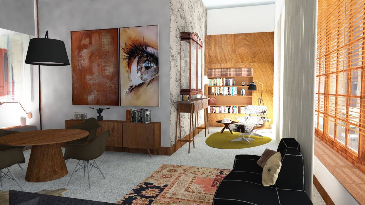 Residence Loft Industriële woonkamers van IDesign.art by Paula Gouveia Industrieel