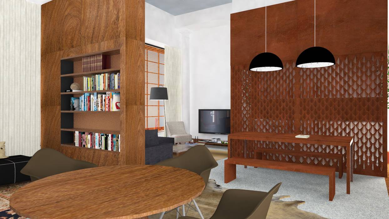 ​Residence| Loft Salones industriales de IDesign.art by Paula Gouveia Industrial