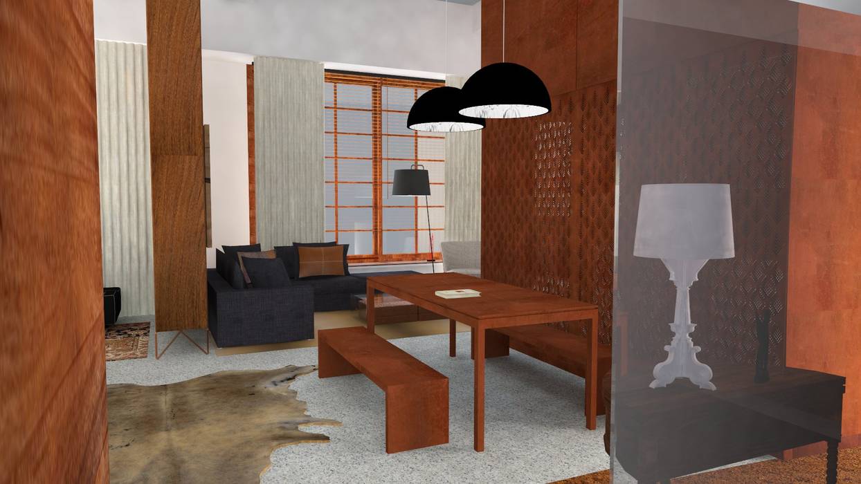 Residence Loft Salones industriales de IDesign.art by Paula Gouveia Industrial