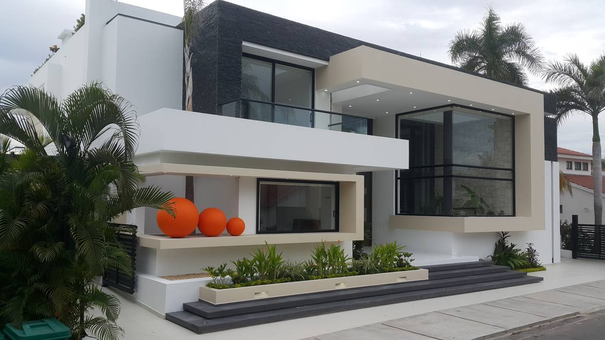 Fachada Principal. homify Casas modernas Concreto