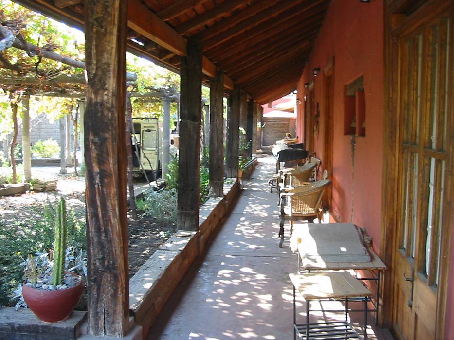 Entrada ALIWEN arquitectura & construcción sustentable - Santiago Casas unifamiliares