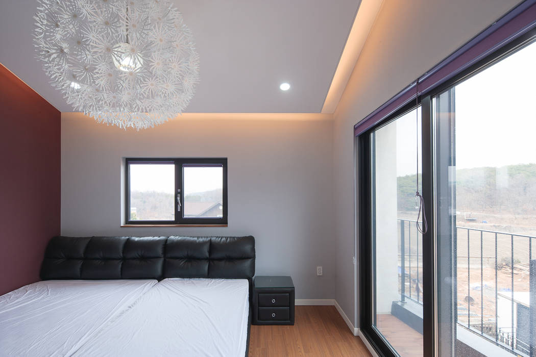 성석동 주택 (Seongseokdong House) , 위빌 위빌 Modern Bedroom