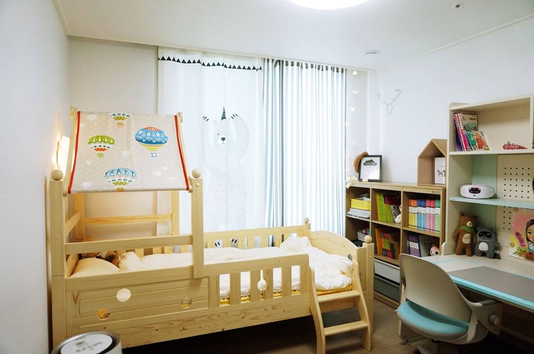 새 아파트 홈스타일링 (Paju APT), homelatte homelatte 모던스타일 아이방 가구,선반,책장,양식장,인테리어 디자인,목재,선반,바닥,바닥,집