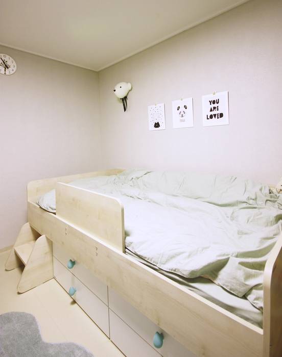 광교 서재형거실 홈스타일링(Kwanggyo APT), homelatte homelatte 모던스타일 침실