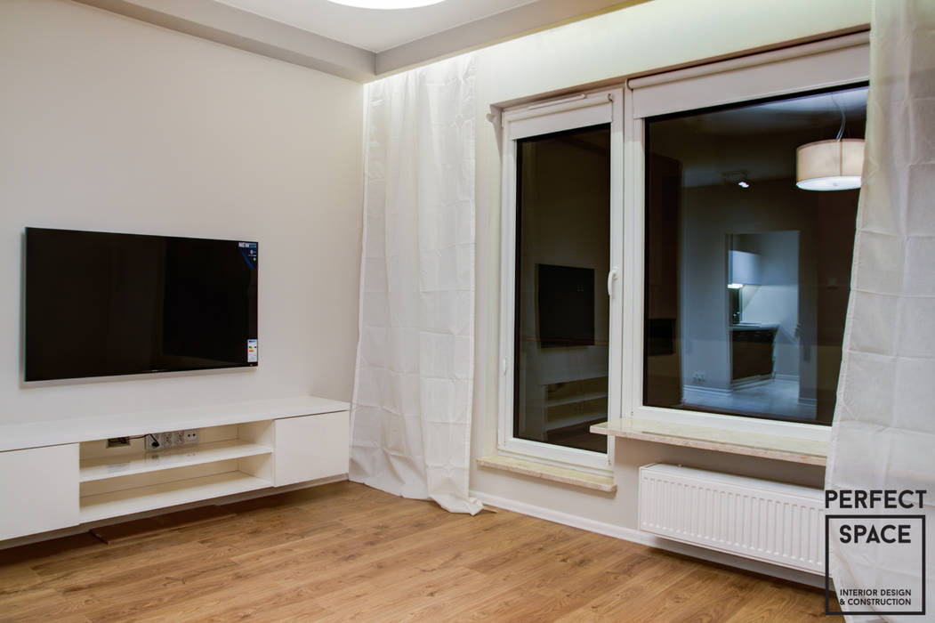 Jedno- dwuosobowe Gniazdko, Perfect Space Perfect Space Modern Living Room