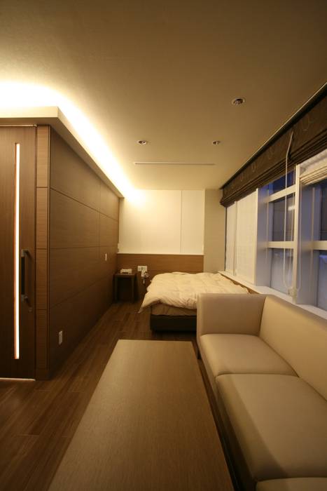 HLC Bed room, 空想屋 (Koosoya Space Design Lab) 空想屋 (Koosoya Space Design Lab) Quartos modernos
