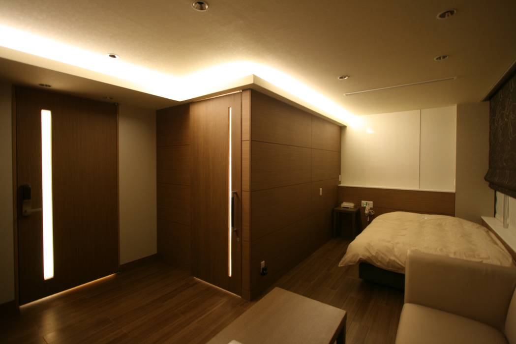 HLC Bed room, 空想屋 (Koosoya Space Design Lab) 空想屋 (Koosoya Space Design Lab) Modern Bedroom