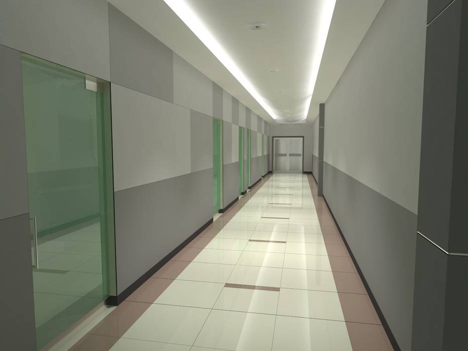 Nave industrial SEEMANN , FyA Arquitectos FyA Arquitectos industrial style corridor, hallway & stairs