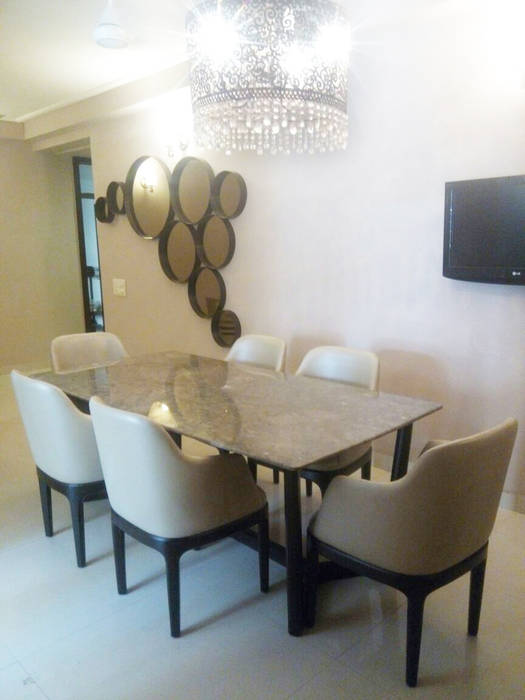 THE EXQUISITE HOME-NOIDA, FOYER INTERIORS FOYER INTERIORS Asian style dining room FOYER,DINING,TABLE,Tables