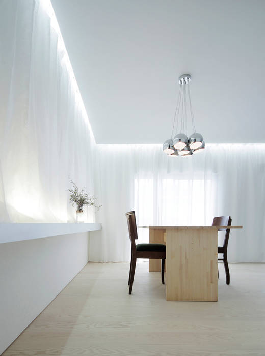 House for Installation - 清州の家 リノベーション, Jun Murata | JAM Jun Murata | JAM Minimalist dining room