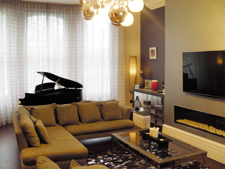 Living room Rethink Interiors Ltd Modern living room