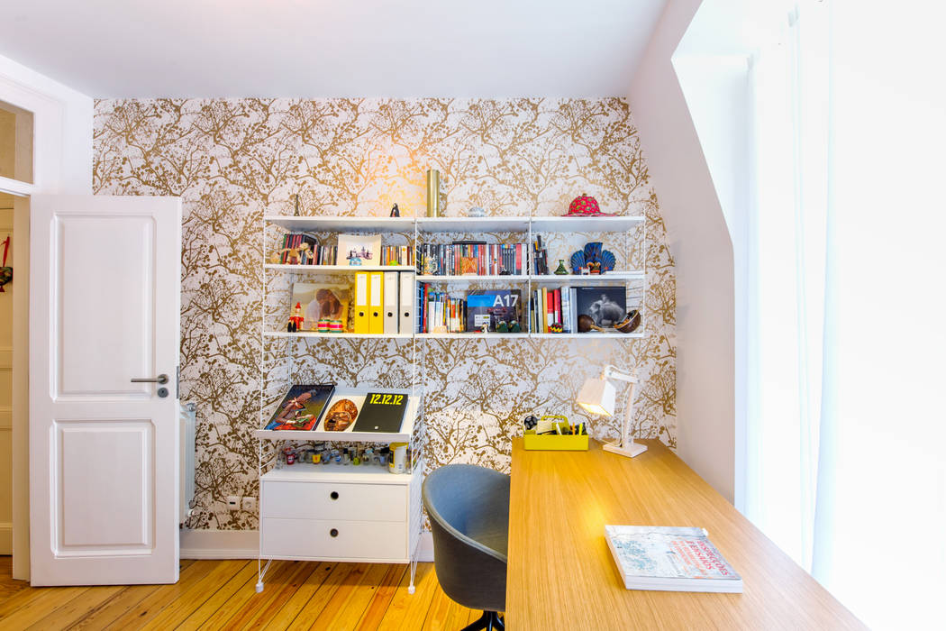 Apartamento Graça, Espaço Mínimo Espaço Mínimo Eclectic style study/office