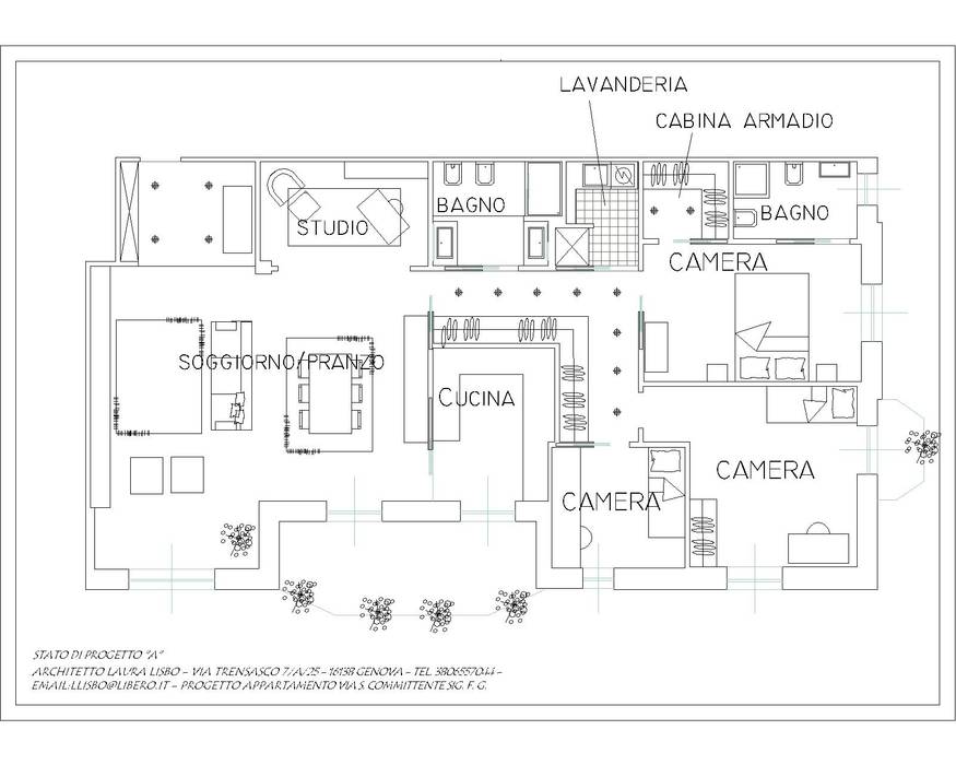 ristrutturazione radicale, ARCHITETTO LAURA LISBO ARCHITETTO LAURA LISBO Salas de estilo moderno