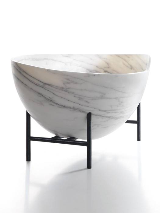 Kora bathtub Kreoo Modern bathroom Marble Bathtubs & showers