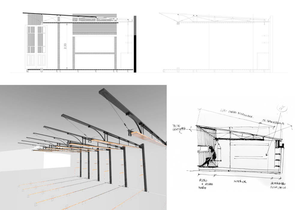 ESPACIO DE REUNIÓN DE AMIGOS, juan olea arquitecto juan olea arquitecto Столовая комната в рустикальном стиле