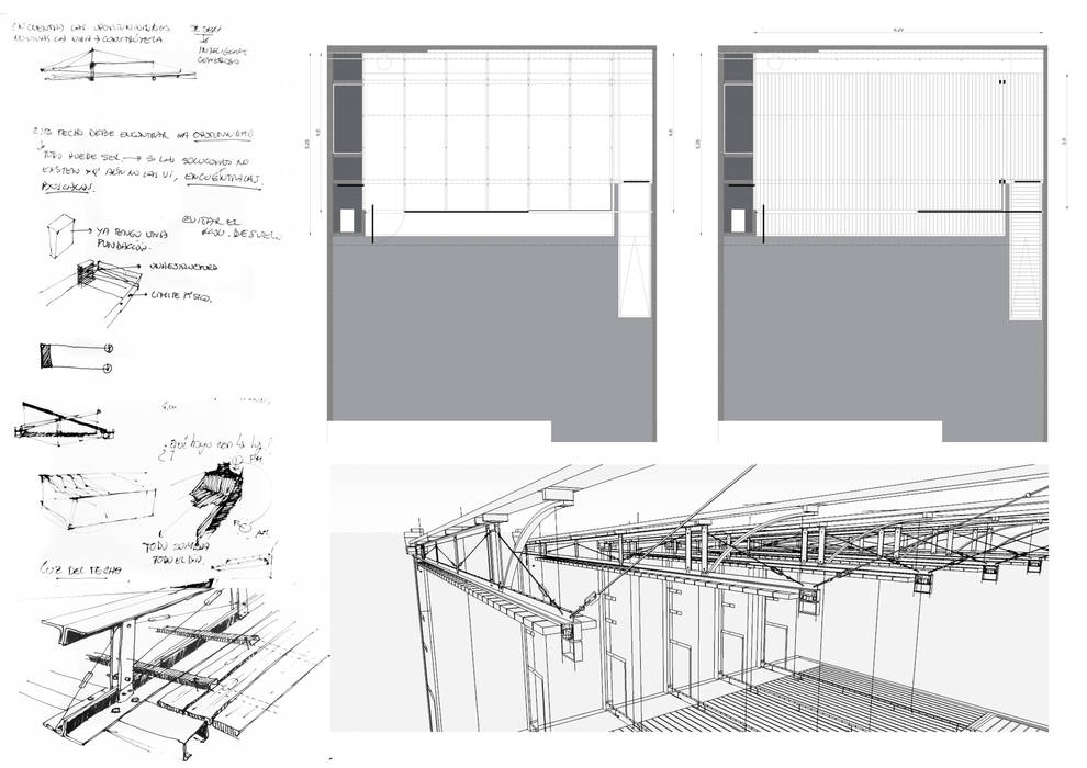 ESPACIO DE REUNIÓN DE AMIGOS, juan olea arquitecto juan olea arquitecto Comedores rústicos