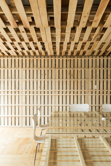 富永大毅建築都市計画事務所 Offices Stores Wood Homify