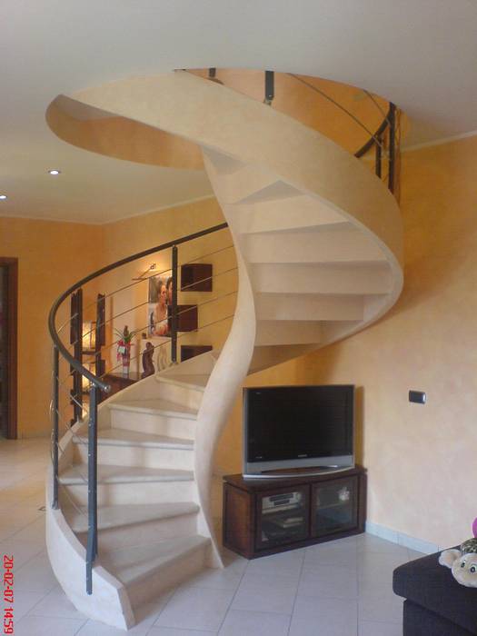 Scale elicoidali in cemento armato, l'elicoidale