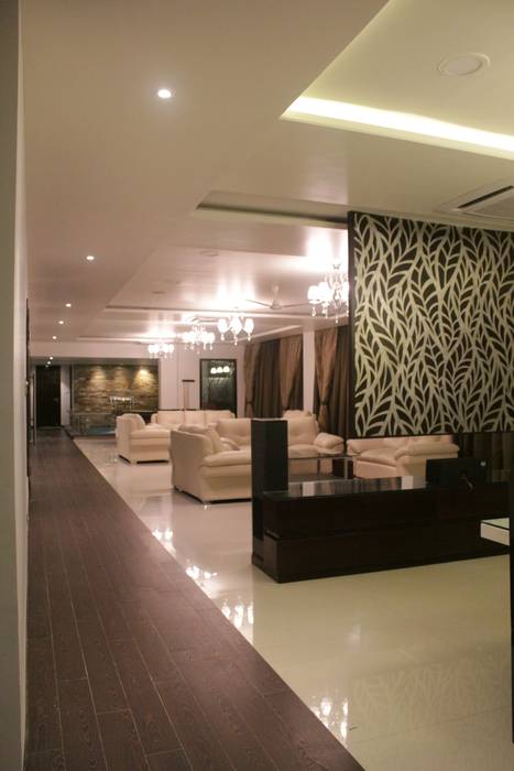 Mr. Sharma House homify Modern living room