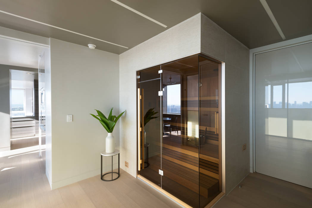 Luxury Apartment Combination, Andrew Mikhael Architect Andrew Mikhael Architect Spa de estilo minimalista