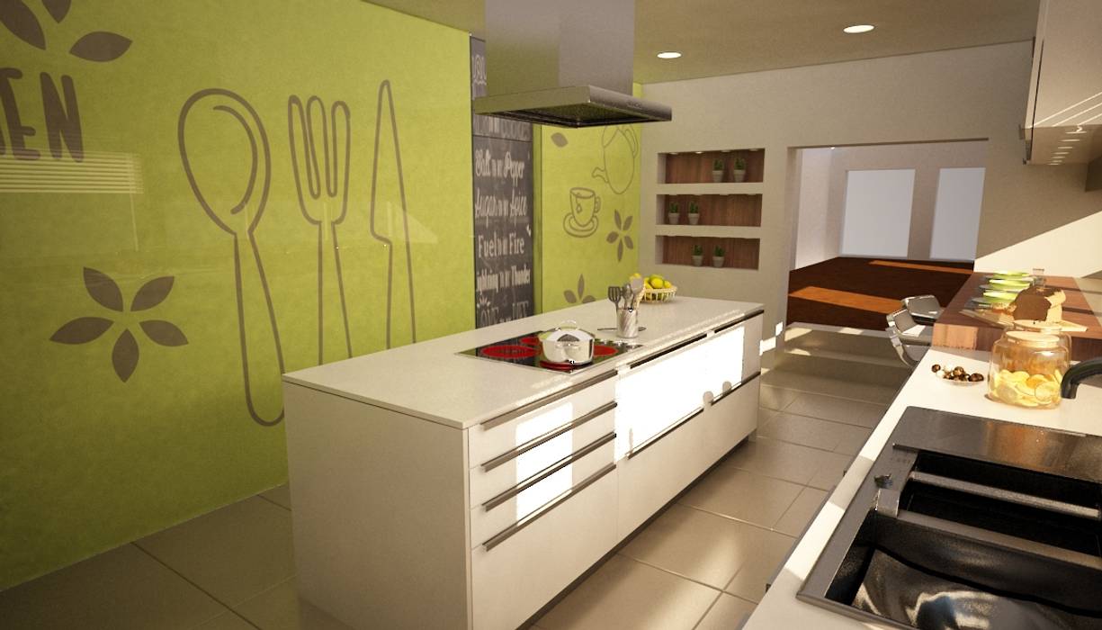 Apartamento Matosinhos, Decorando - Inner Spaces Decorando - Inner Spaces Cozinhas modernas