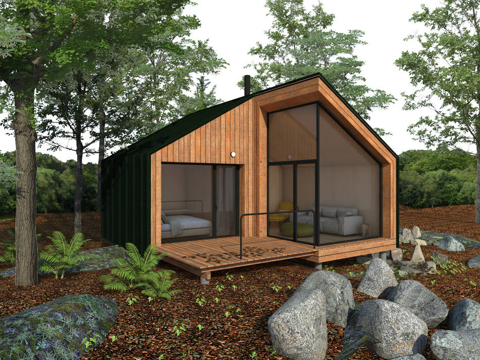 Casas escandinavas por estudio bao arquitectura escandinavo | homify