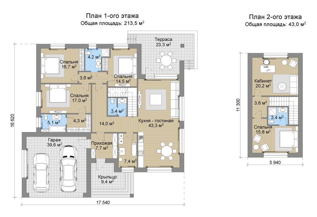 Марини_256 кв.м., Vesco Construction Vesco Construction บ้านและที่อยู่อาศัย