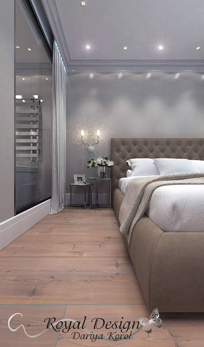 Master bedroom with en suite bathroom, Your royal design Your royal design Dormitorios clásicos