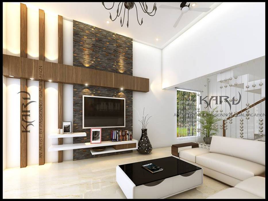 living room, KARU AN ARTIST KARU AN ARTIST Modern living room Couch,Property,Rectangle,Decoration,Lighting,Interior design,Living room,Flooring,Comfort,Wood