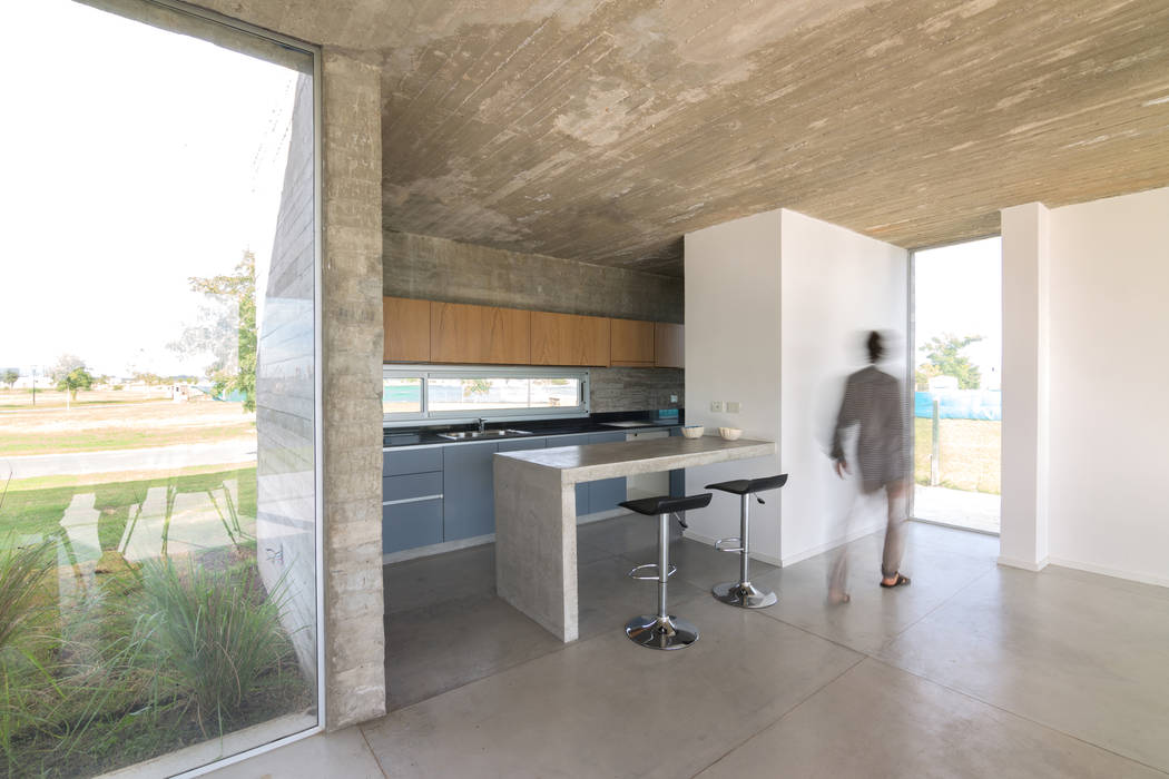 Casa CG342 - Casa sustentable, BAM! arquitectura BAM! arquitectura Modern houses Concrete