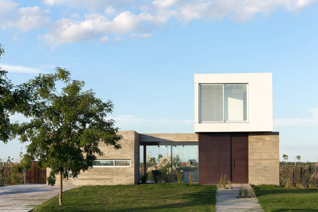 Casa CG342 - Casa sustentable, BAM! arquitectura BAM! arquitectura Modern houses Concrete