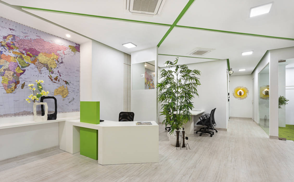 Interior design for an Office, Deodhar Associates Deodhar Associates Modern study/office