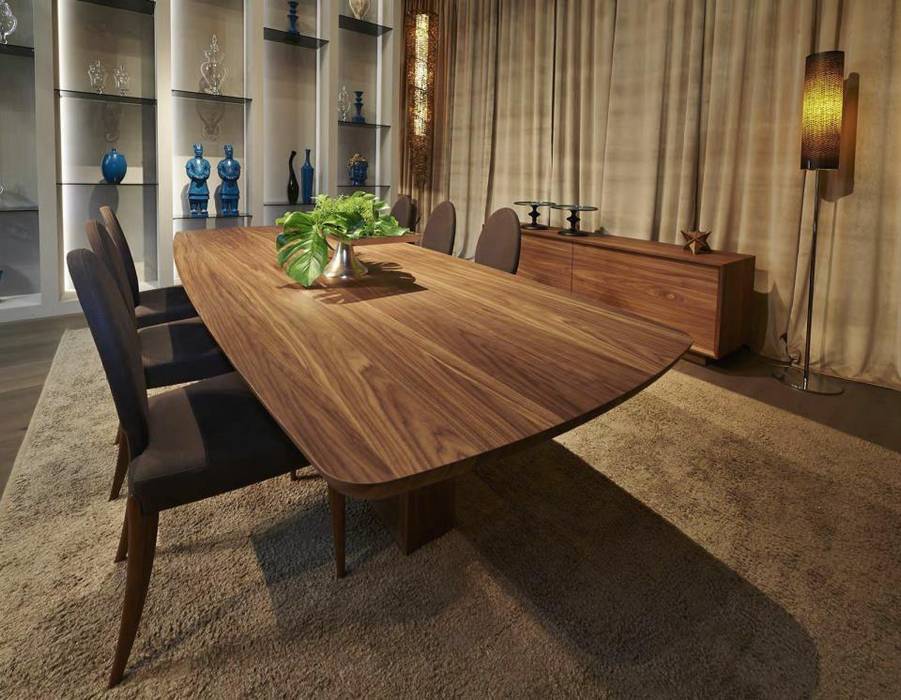 Colección INDIGO, INTERIORS TON SARRÀ INTERIORS TON SARRÀ Modern dining room Solid Wood Multicolored Tables