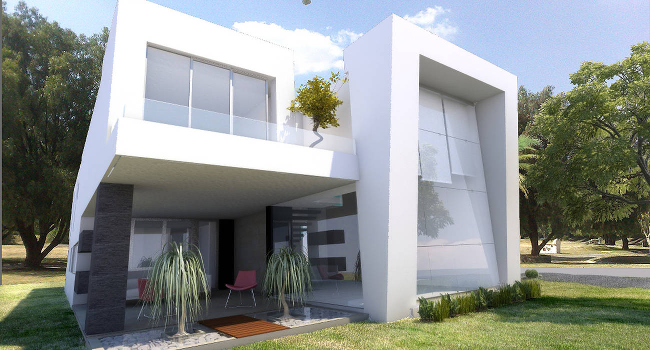 Casa Oceguera, AParquitectos AParquitectos Modern home Glass