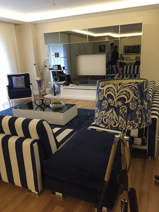 blue Murat Topuz Atelier Modern Evler interior,Aksesuarlar & Dekorasyon