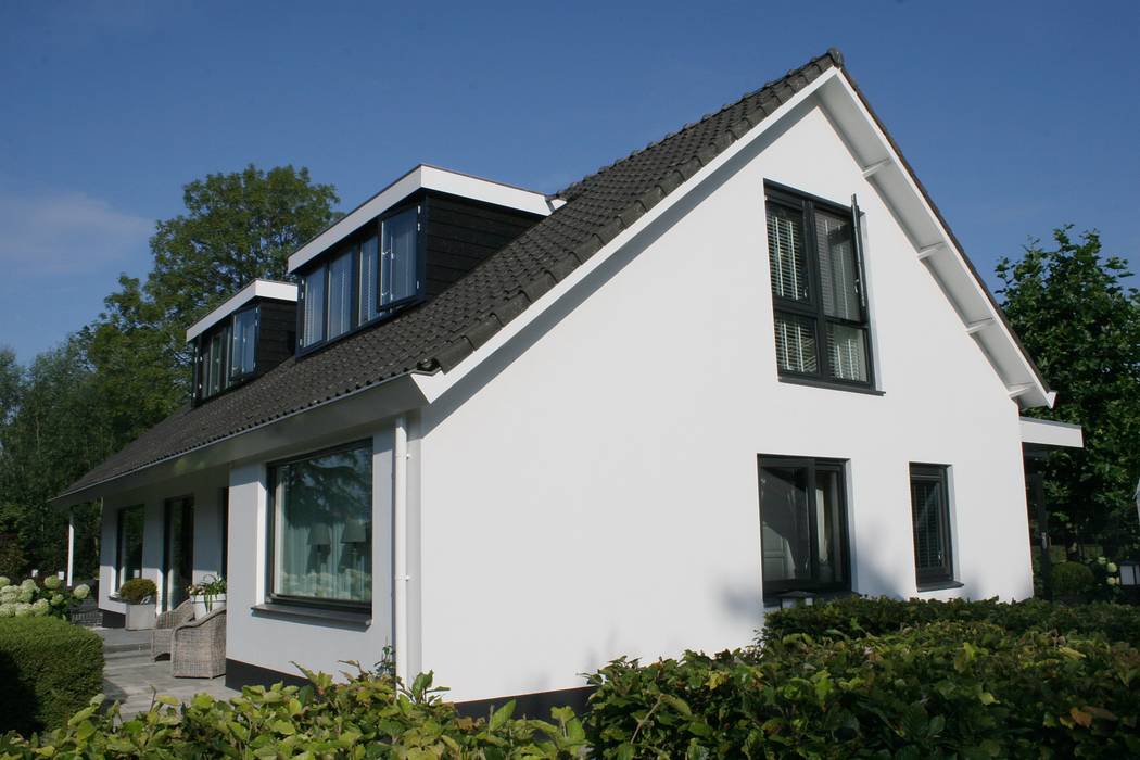 Landelijke eigentijdse woning, Brand I BBA Architecten Brand I BBA Architecten カントリーな 家