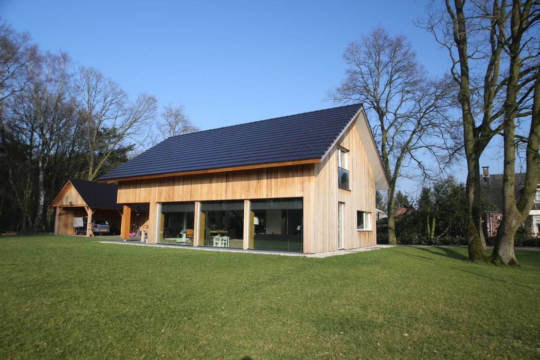 Woning te Nijverdal, Hoogsteder Architecten Hoogsteder Architecten Casas de estilo rural Madera Acabado en madera