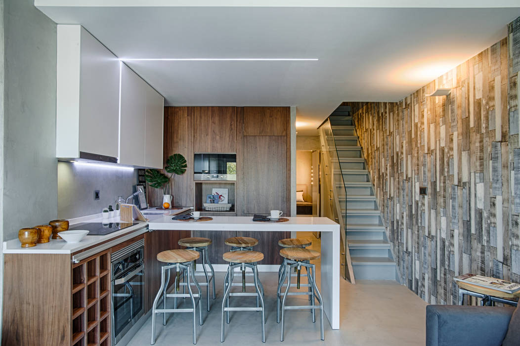 Casa de Praia Santiago | Interior Design Studio Cozinhas industriais