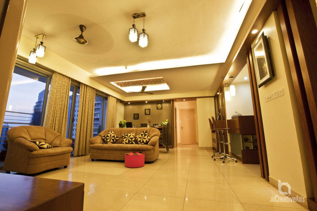 Hall homify Asian style living room interior decorator