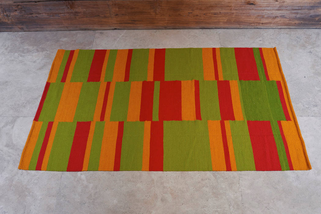 Alfombras de los Andes, Elementos Argentinos Elementos Argentinos Planchers Laine Orange Tapis