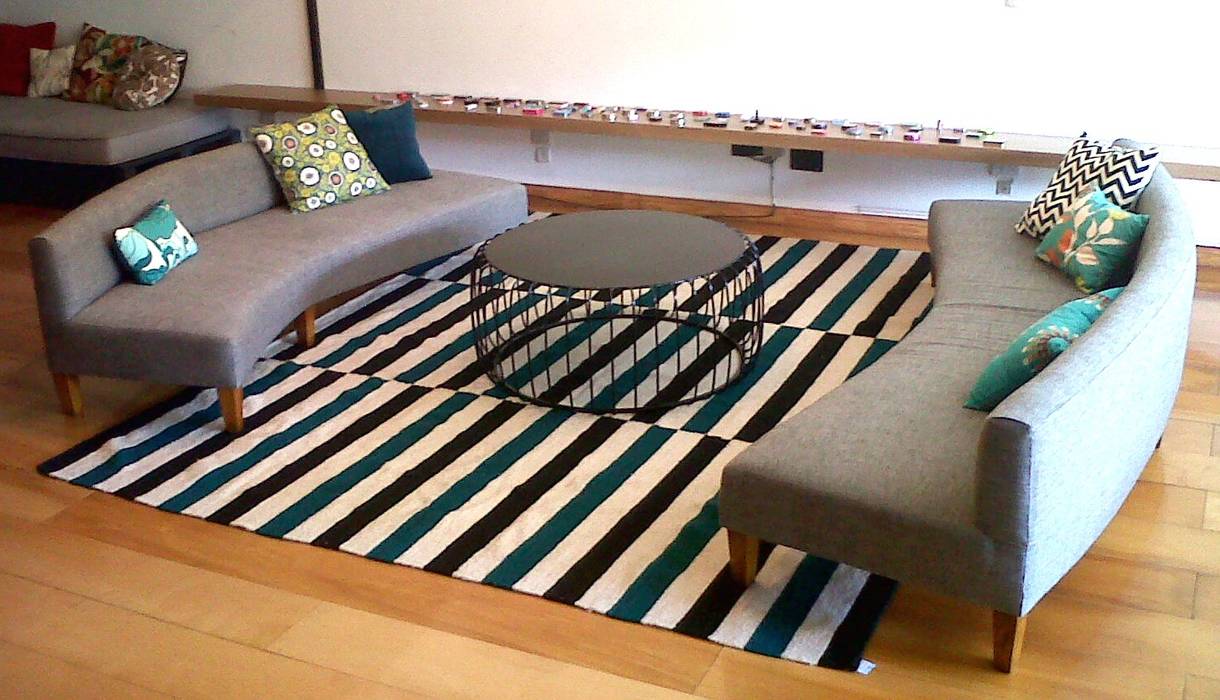 Lorena Elementos Argentinos Zeminler Yün Turuncu Halı & Kilimler