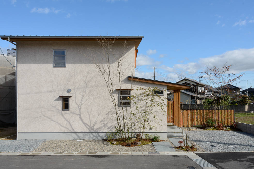 Okayama M.K_House, バウムスタイルアーキテクト一級建築士事務所 バウムスタイルアーキテクト一級建築士事務所 Casas de estilo moderno