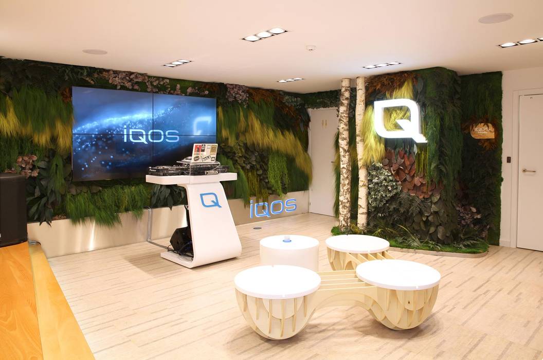 Loja IQOS - Projeto Greenarea, Traços Interiores Traços Interiores Gewerbeflächen Geschäftsräume & Stores