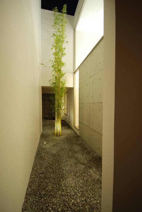 HKM-house , 門一級建築士事務所 門一級建築士事務所 Jardins modernos Pedra