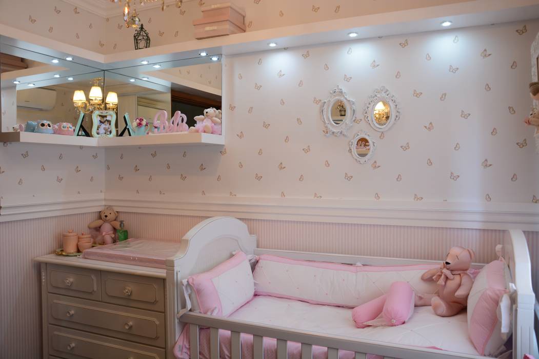 Dormitório infantil Camila Chalon Arquitetura Quarto infantil clássico