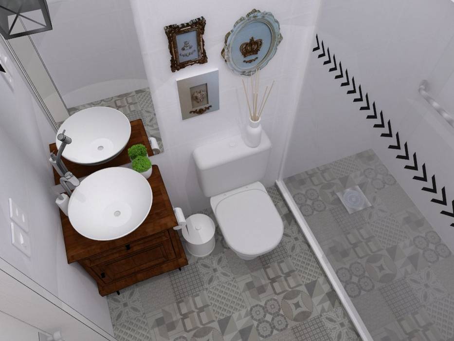 homify Baños de estilo colonial