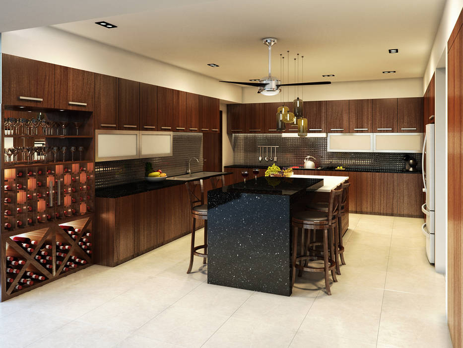 Residencia AC, Interiorisarte Interiorisarte Dapur Modern Kuarsa