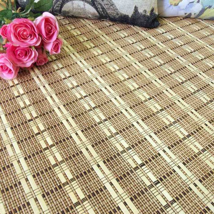 La alfombra perfecta: cuando el bambú y el hilo se juntan, latiendawapa latiendawapa Floors Bamboo Green Carpets & rugs