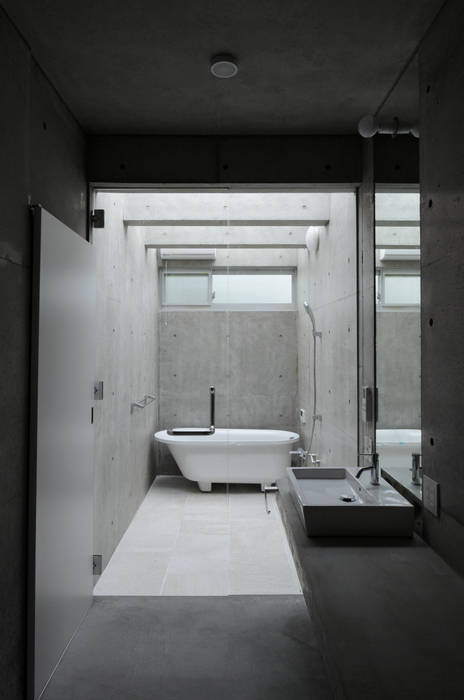 みなも, 風景のある家.LLC 風景のある家.LLC Minimal style Bathroom Concrete