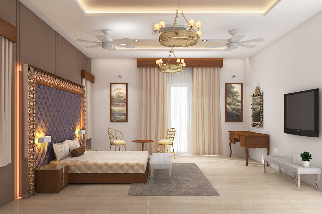 Mr. Ramesh Residence at Neyveli Dwellion Modern Bedroom